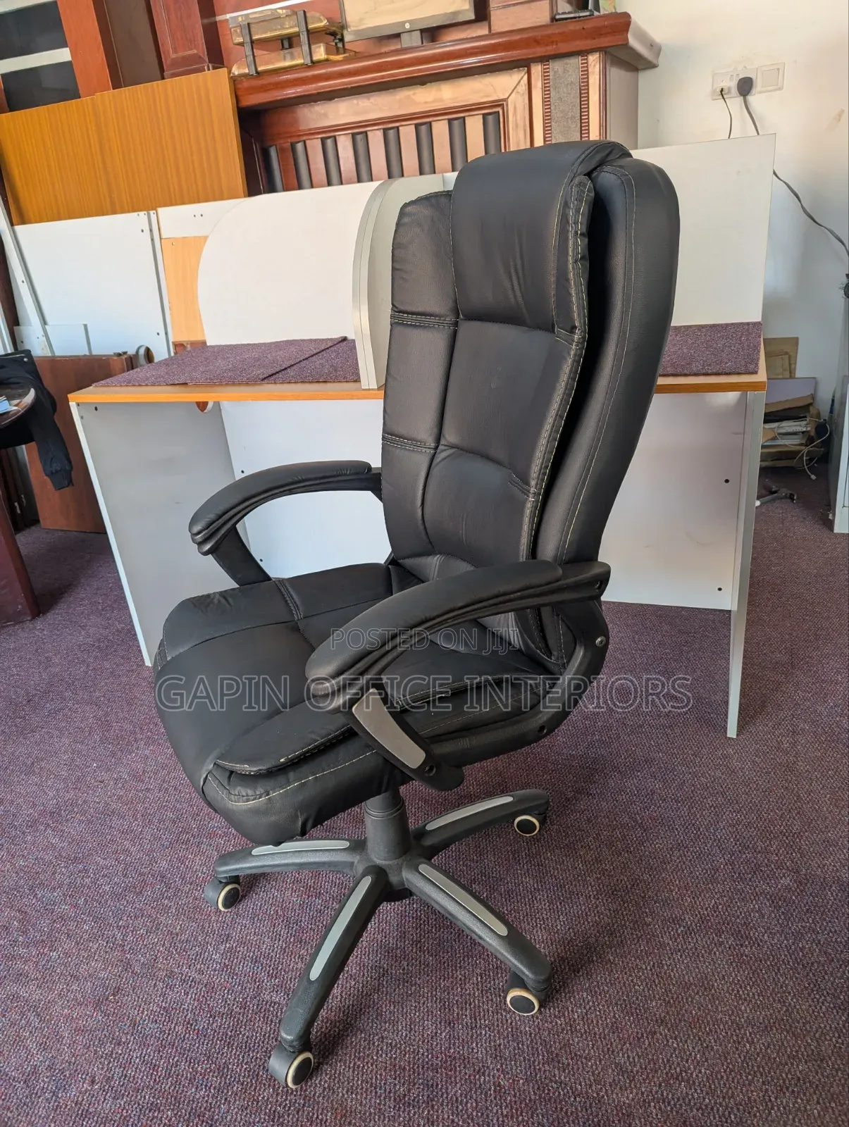Refurbished Long Back Executive Office Chair