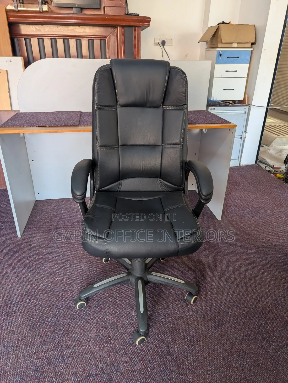 Refurbished Long Back Executive Office Chair
