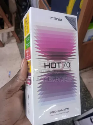 New Infinix Hot 70 128 GB Black