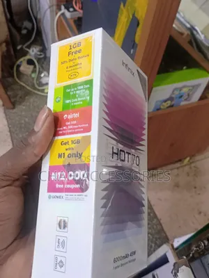 New Infinix Hot 70 128 GB Black