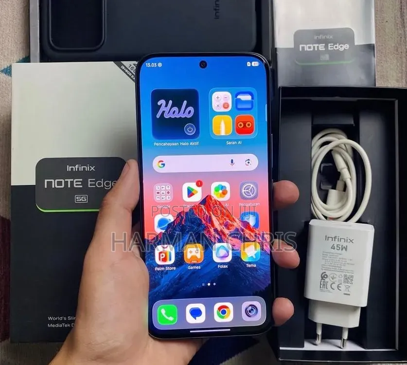 New Infinix Note Edge 256 GB Blue