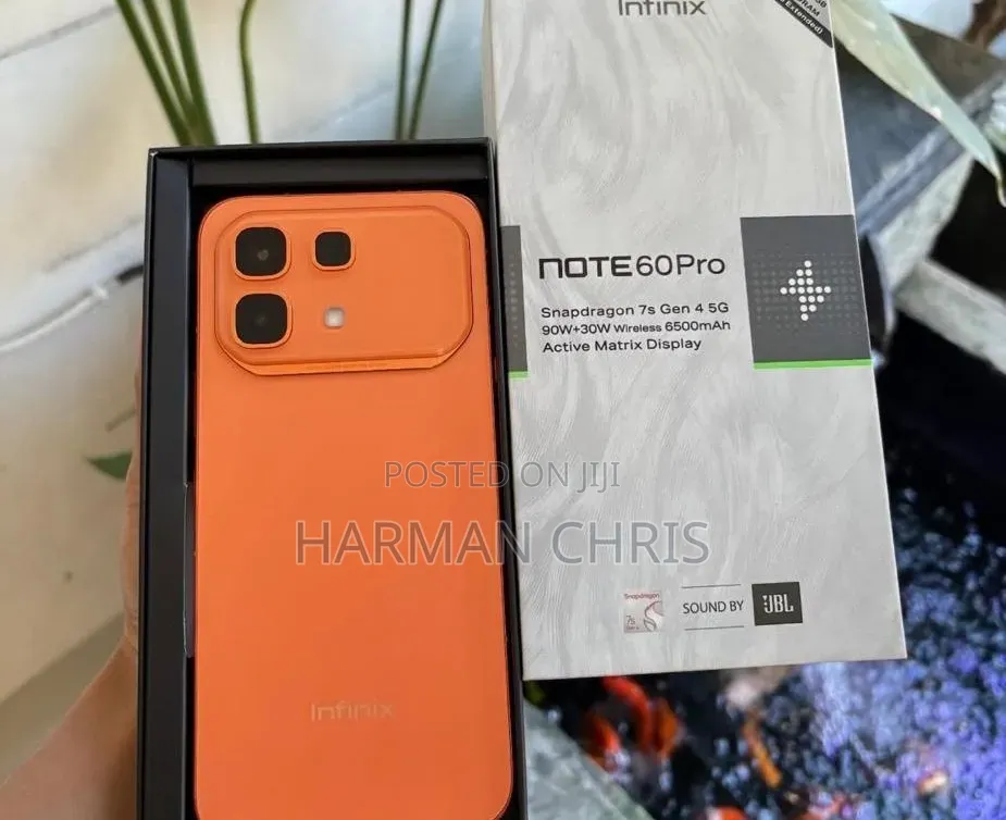 New Infinix Note 60 Pro 256 GB Orange