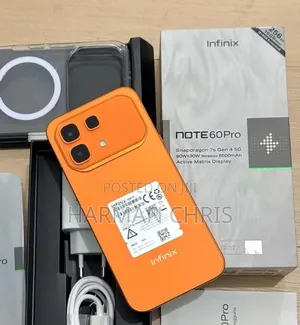 New Infinix Note 60 Pro 256 GB Orange