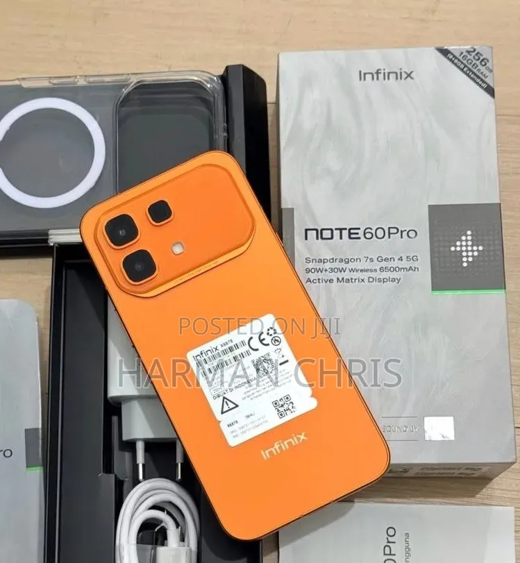 New Infinix Note 60 Pro 256 GB Orange