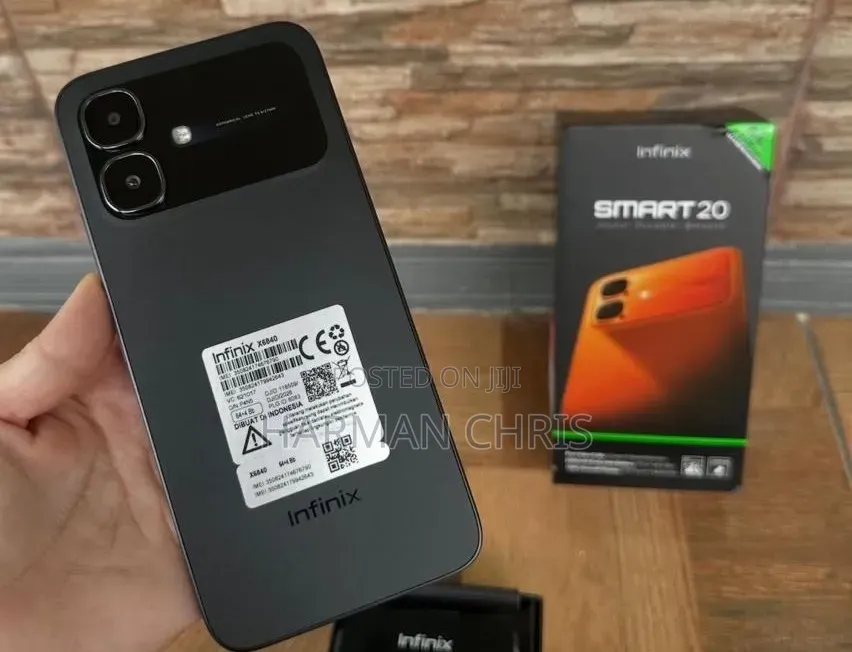 New Infinix Smart 20 128 GB Black
