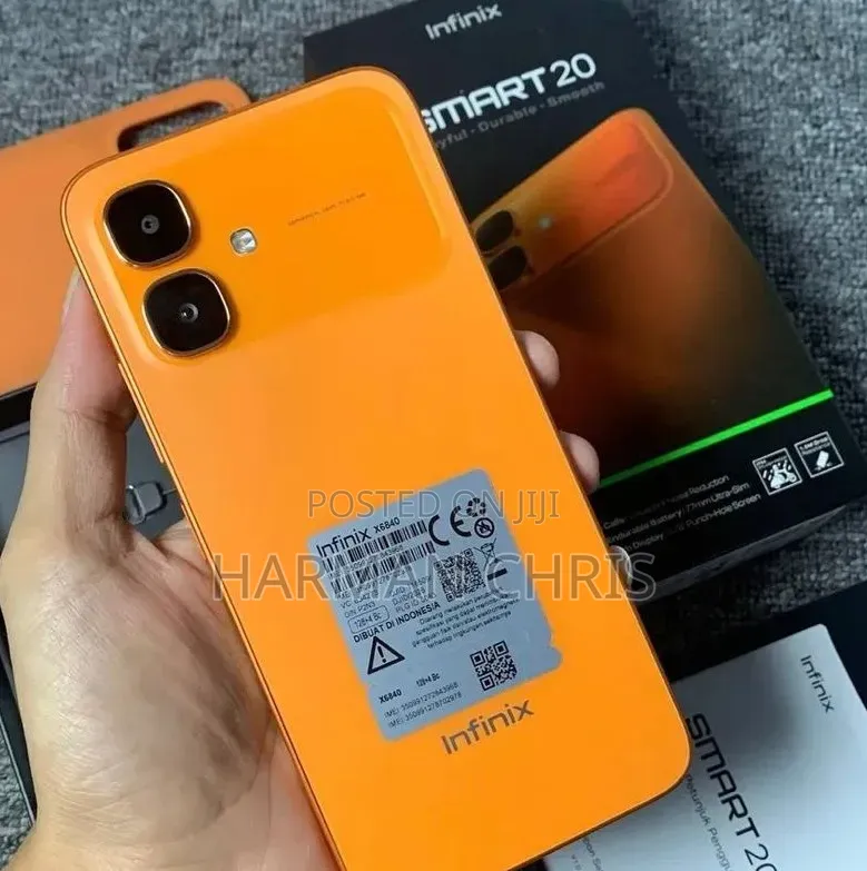 New Infinix Smart 20 128 GB Orange