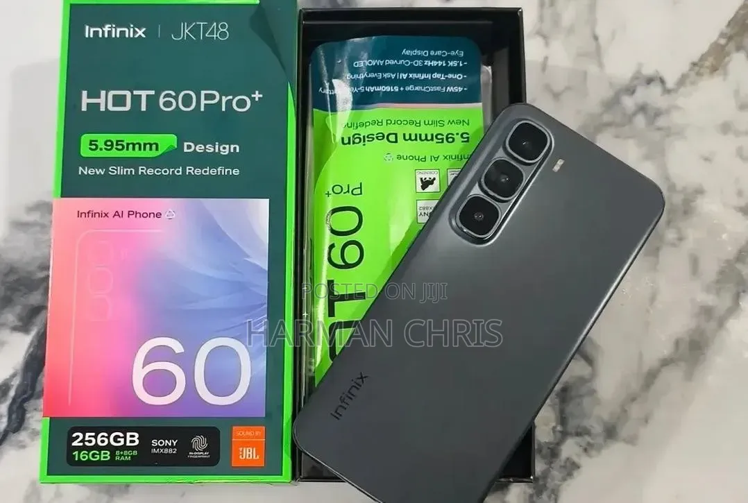 New Infinix Hot 60 Pro+ 256 GB Black