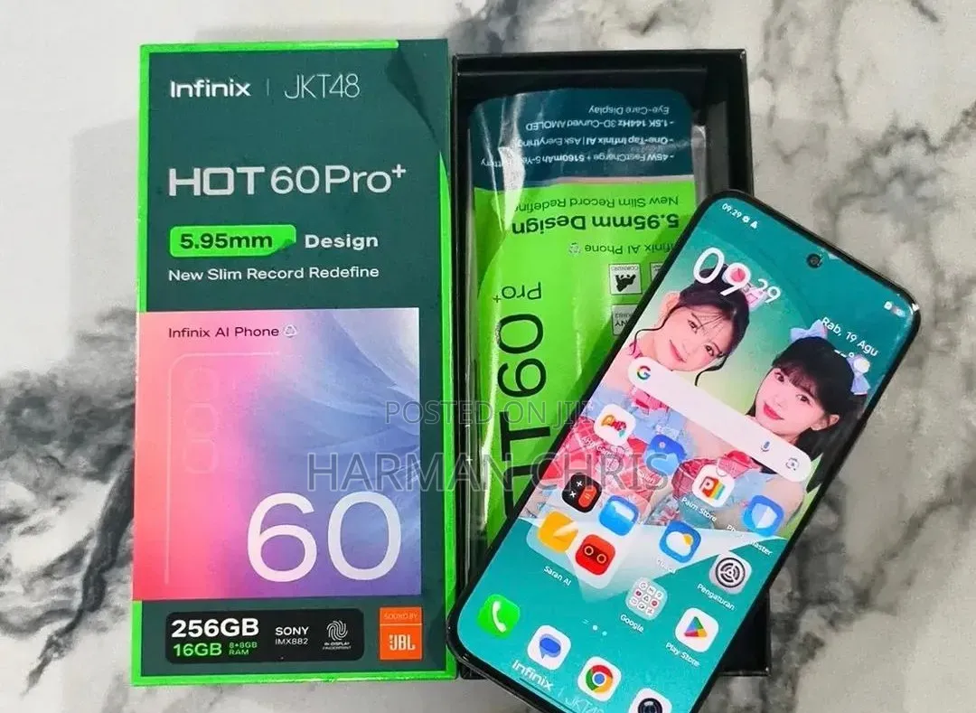 New Infinix Hot 60 Pro+ 256 GB Black
