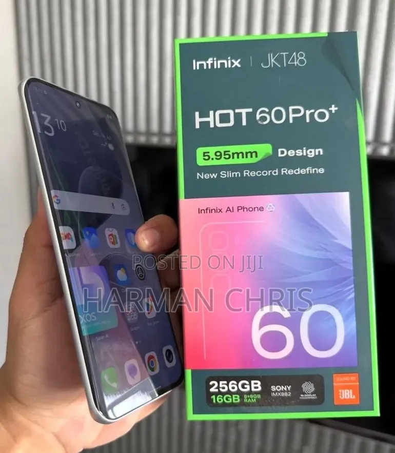 New Infinix Hot 60 Pro+ 256 GB Black