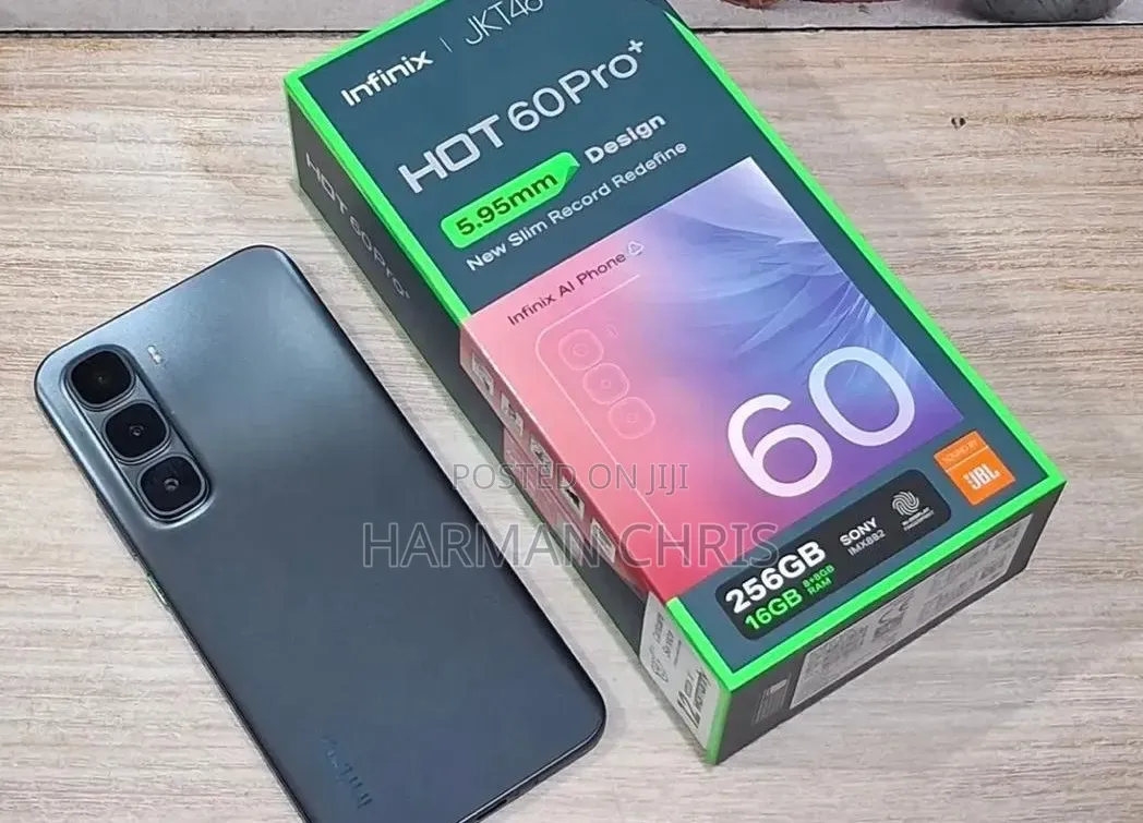 New Infinix Hot 60 Pro+ 256 GB Black