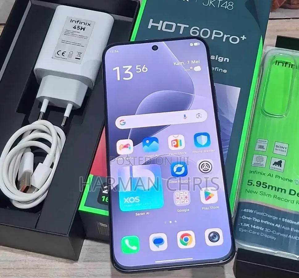 New Infinix Hot 60 Pro+ 256 GB Black