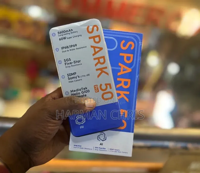 New Tecno Spark 50 Pro 256 GB Blue