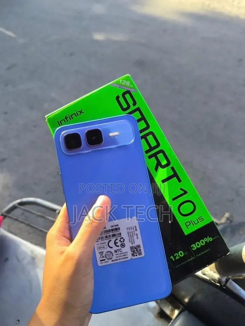 New Infinix Smart 10 Plus 128 GB Blue