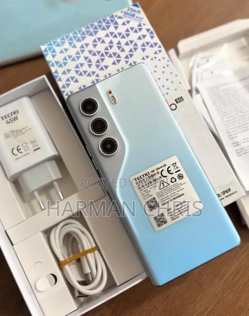 New Tecno Camon 40 Pro 4G 256 GB Blue