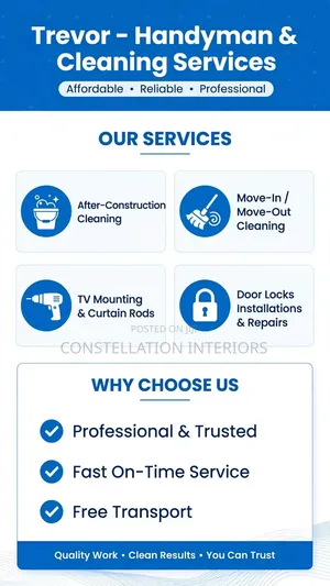 Moblie Handyman and Cleaning Services