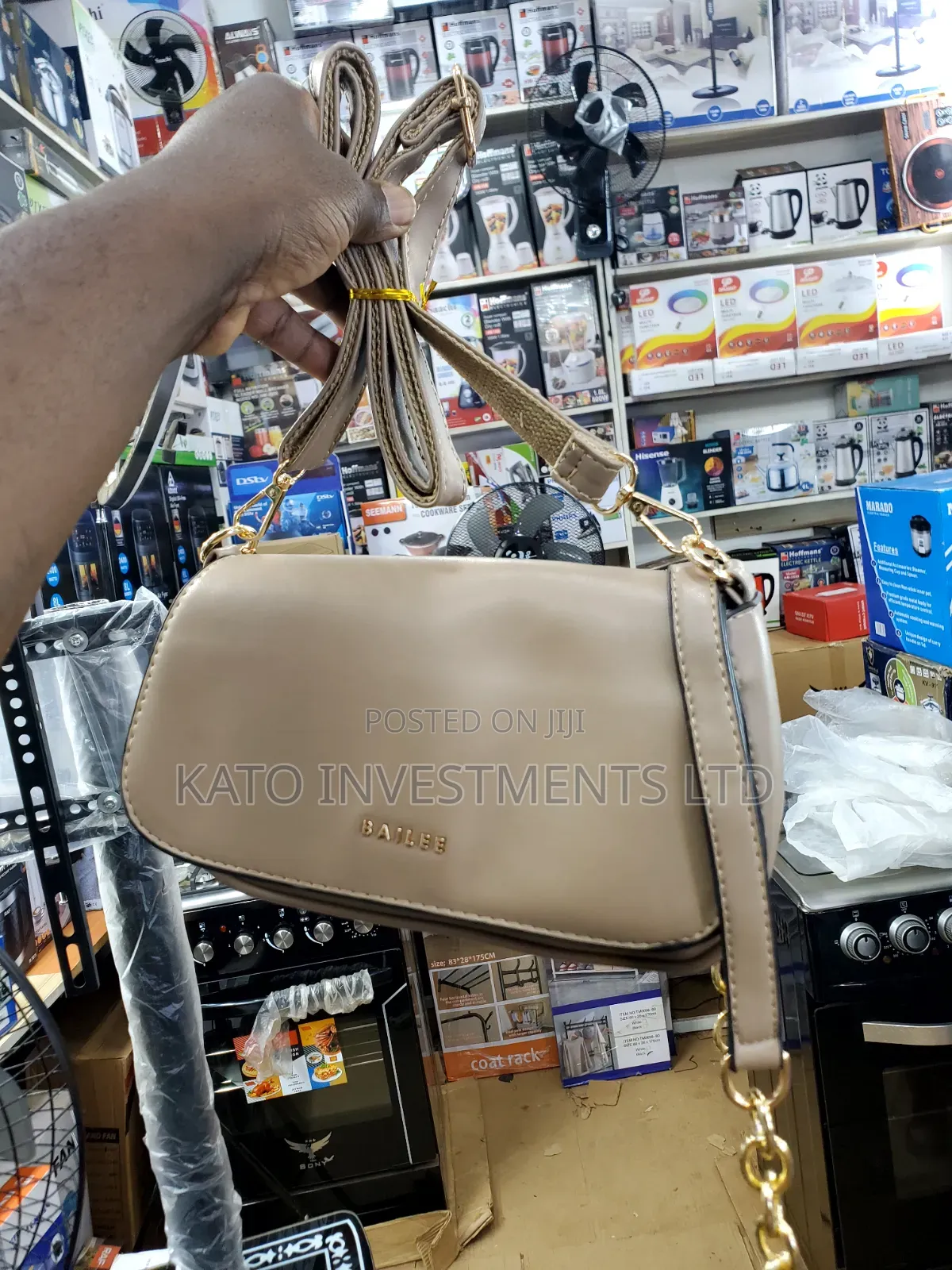 Light Brown Bailee Shoulder Bag