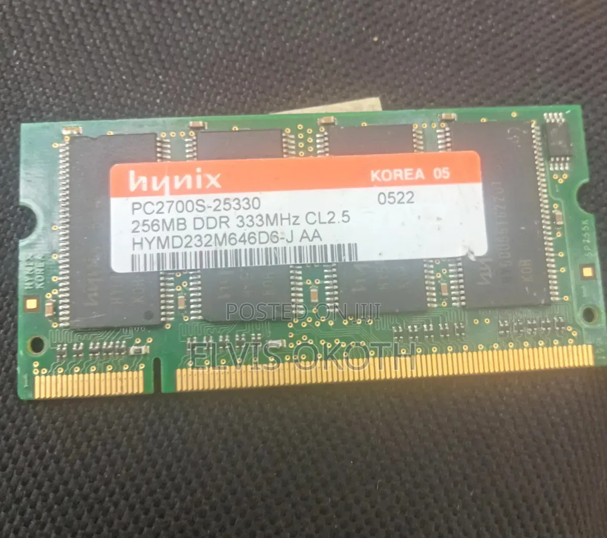 PC Ram Hynix 256mb DDR 333mhz