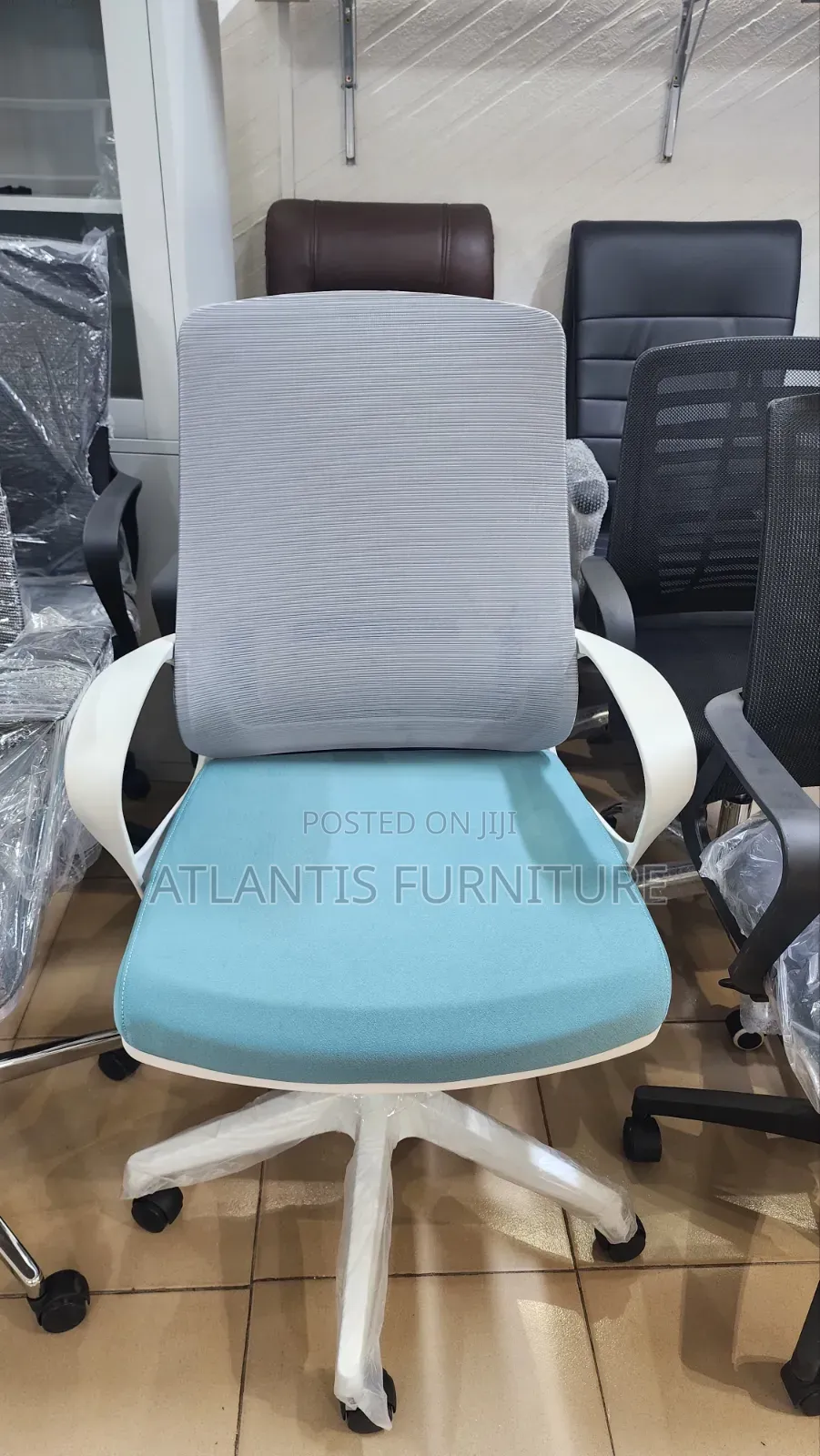 Two Color Shot Back Office Chair