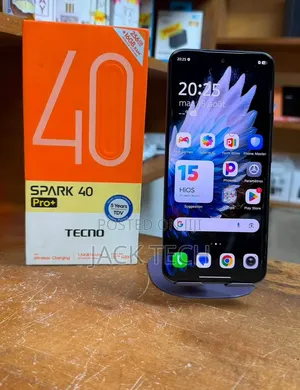 New Tecno Spark 40 Pro+ 256 GB Black