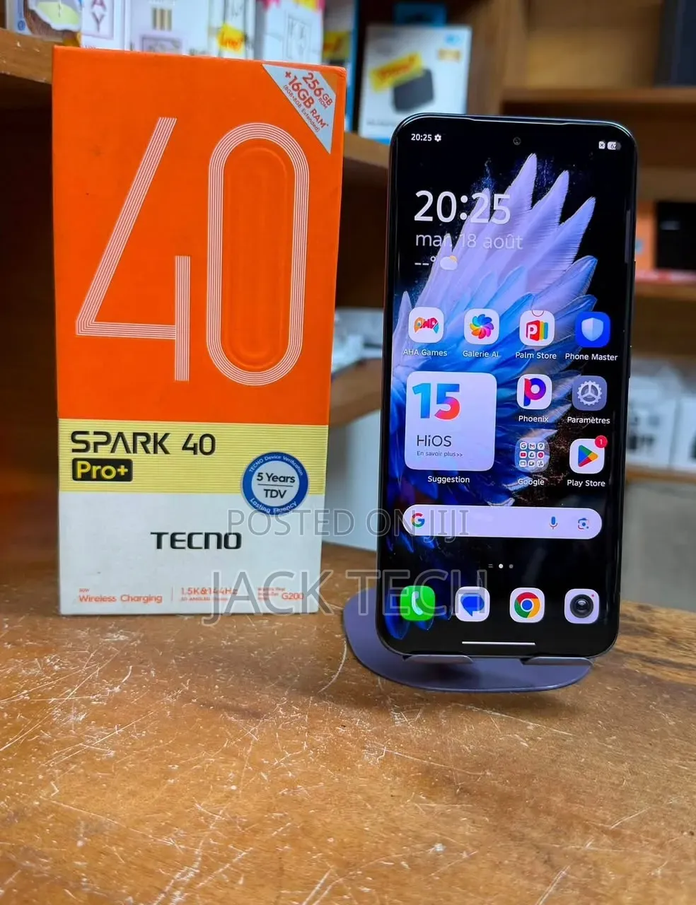 New Tecno Spark 40 Pro+ 256 GB Black