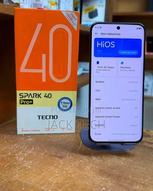 New Tecno Spark 40 Pro+ 256 GB Black