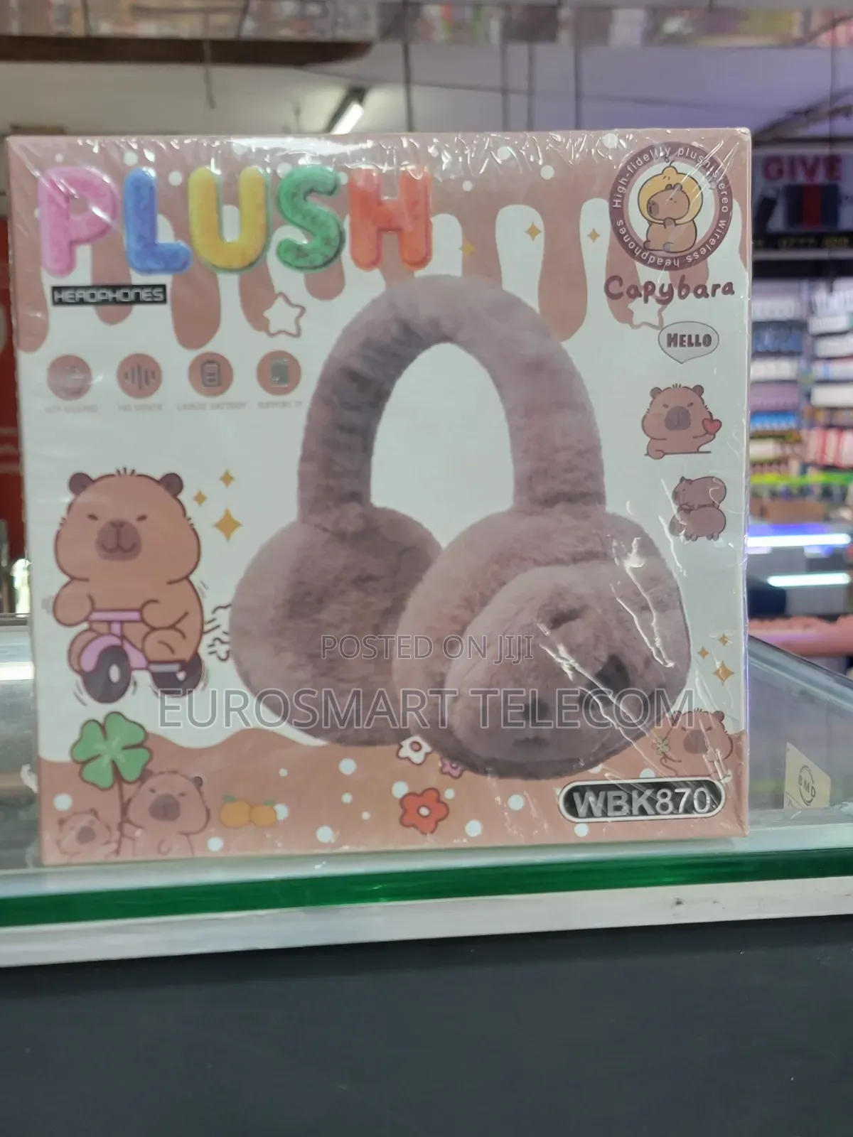 Plush Headphones WBK870
