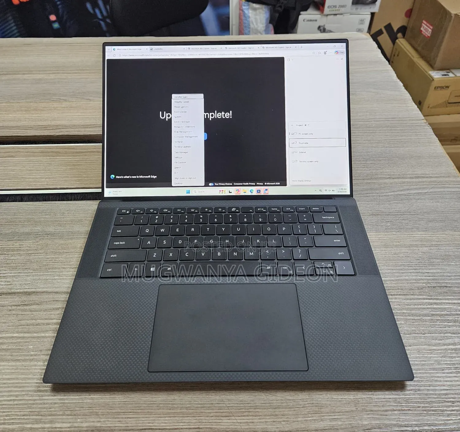 New Laptop Dell XPS 15 9500 16GB Intel Core i7 SSD 512GB