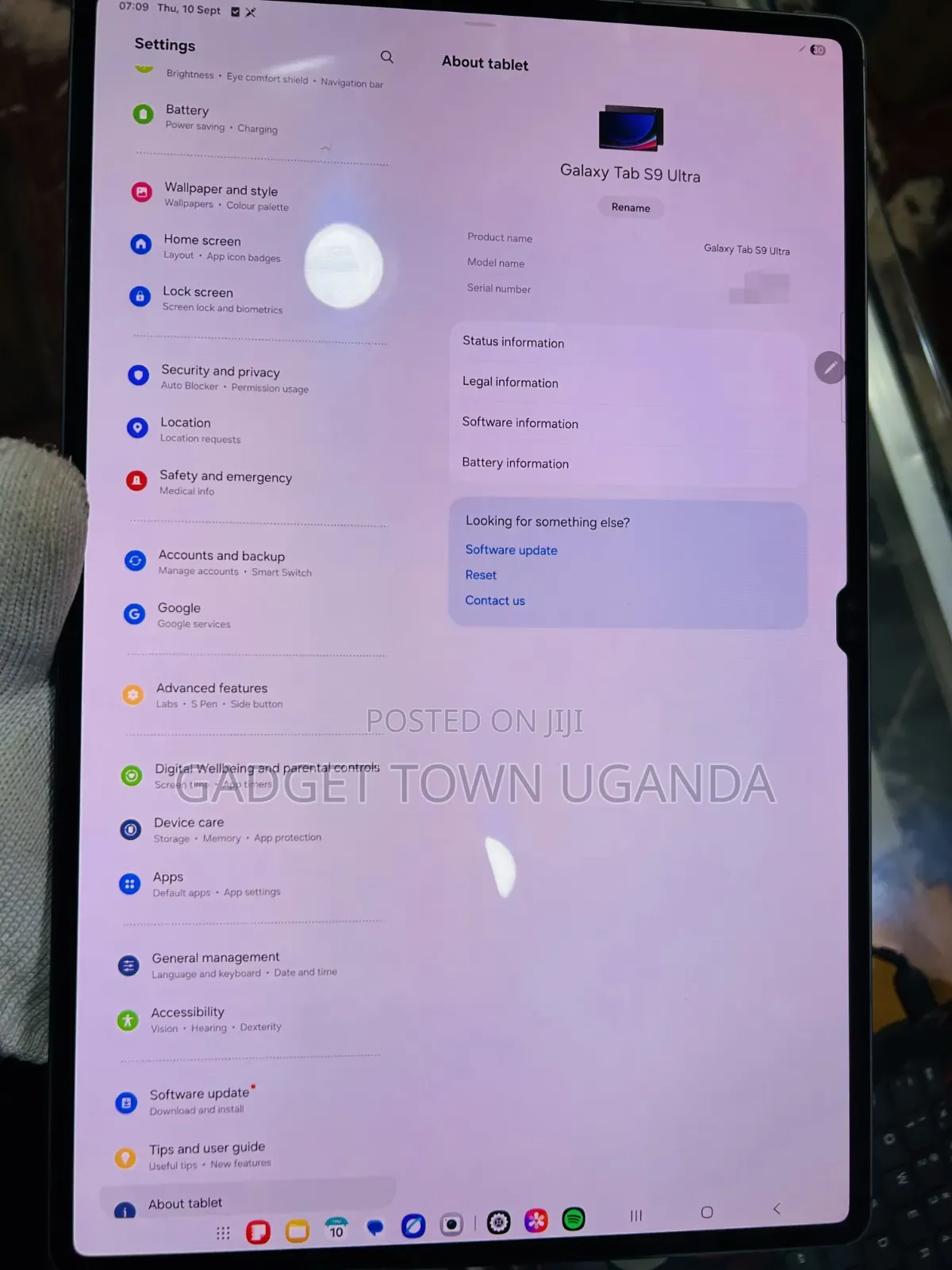 Samsung Galaxy Tab S9 Ultra 256 GB Black