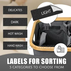 160L Large Laundry Hamper 3 Section