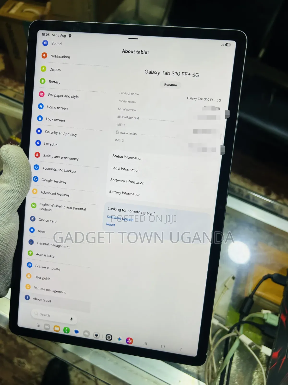 Samsung Galaxy Tab S10 FE+ 128 GB Silver