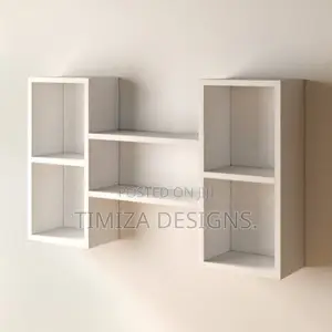 Wall Book Shelf - White