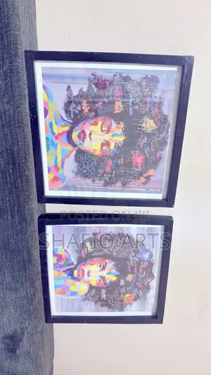 Modern Art Framed Canvas