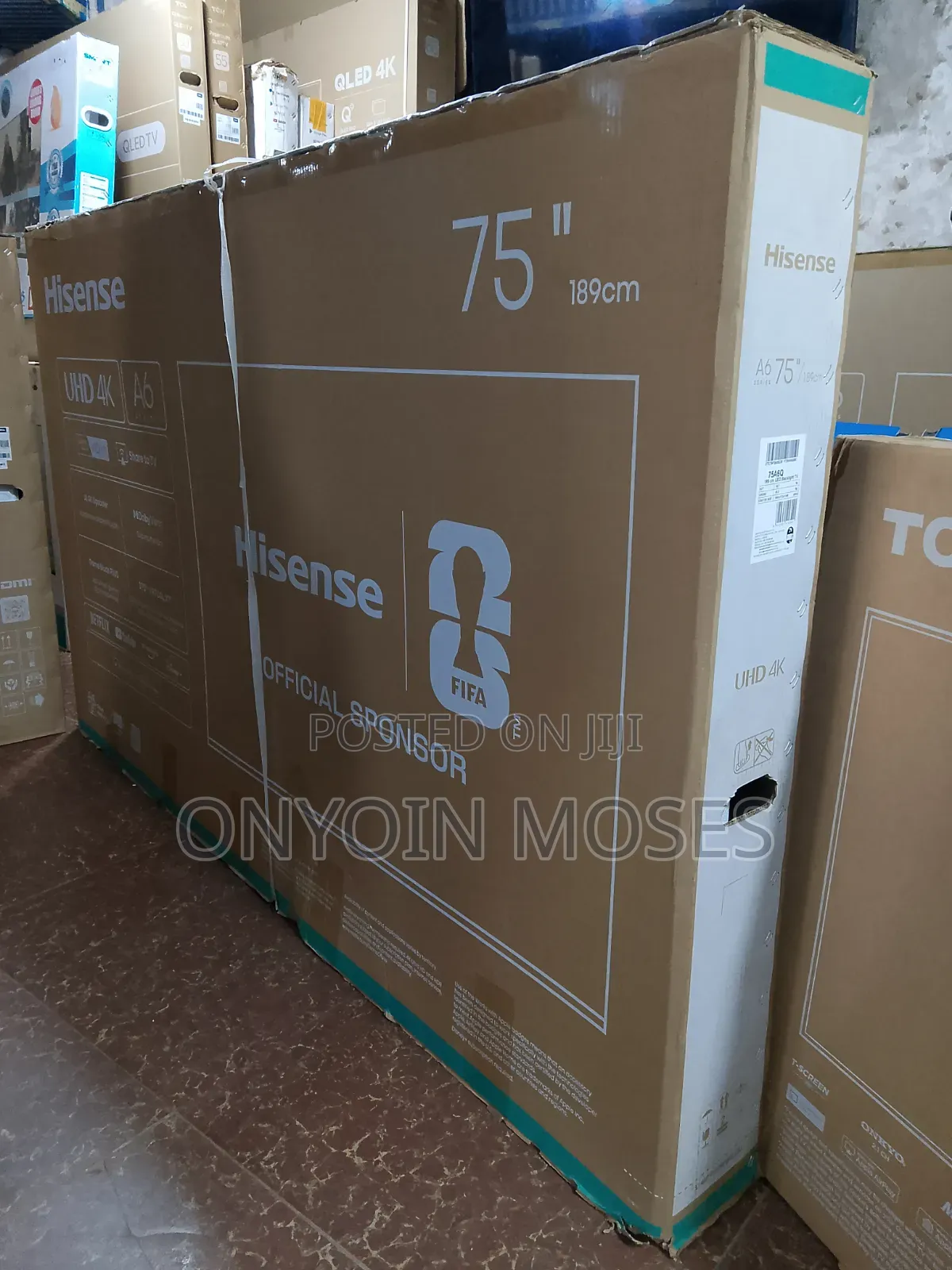 Brand New 75" HISENSE UHD Smart TV