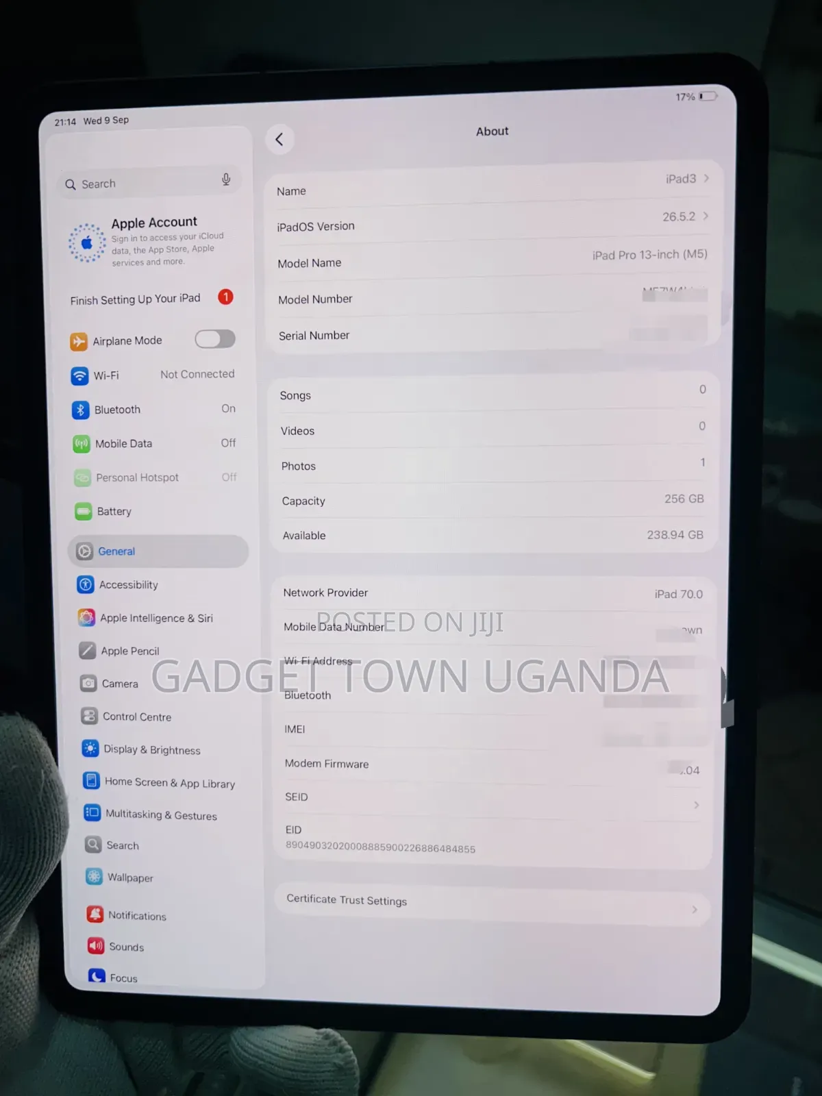 Apple iPad Pro 13 (2025) 256 GB Black