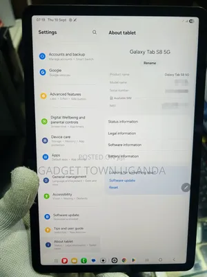 Samsung Galaxy Tab S8 128 GB Black