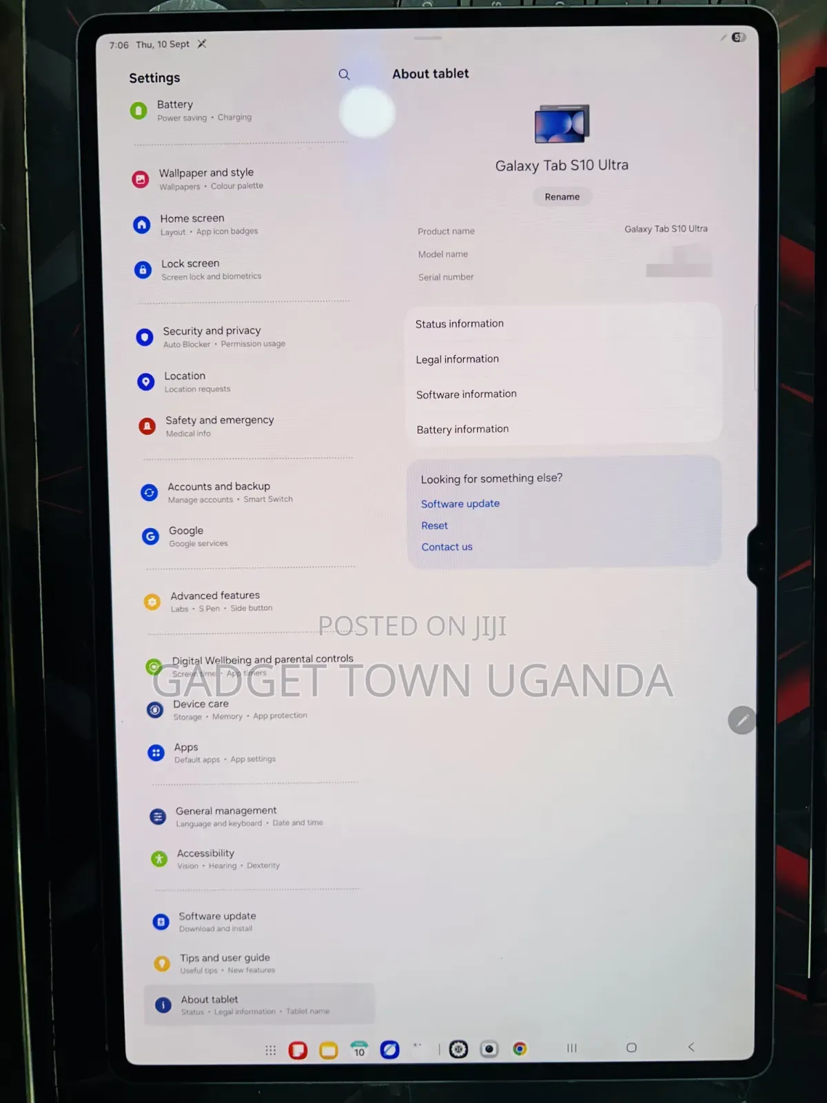 Samsung Galaxy Tab S10 Ultra 256 GB Silver