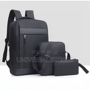 3 in 1 Men's Backpack With USB Charging Space