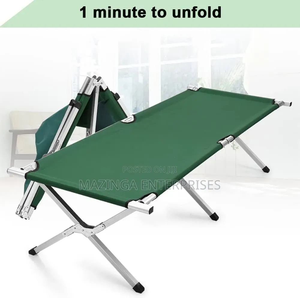 Professional Folding Camp Bed for Camping, Fishing, Guests, Office