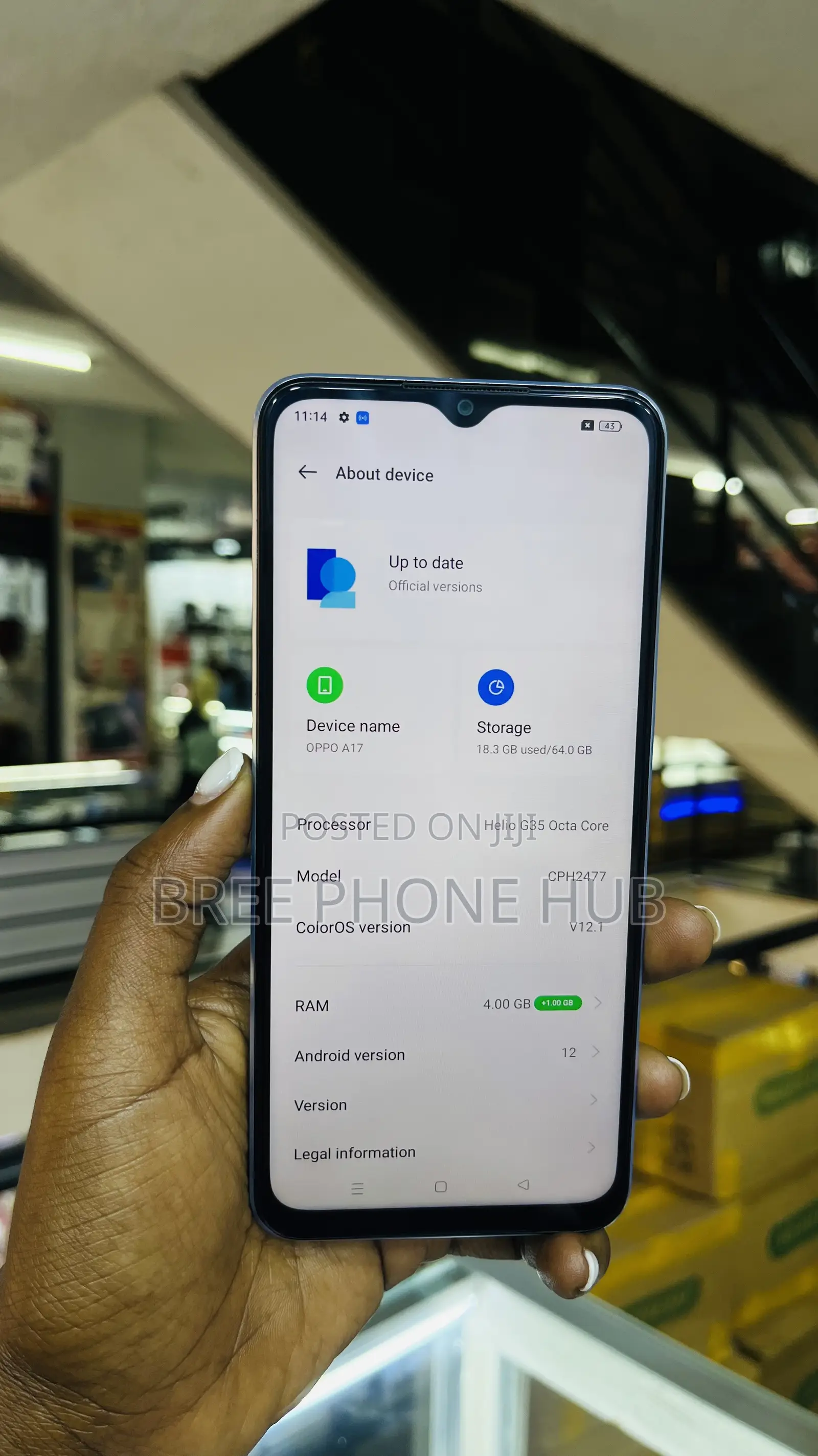 Oppo A17 64 GB Blue