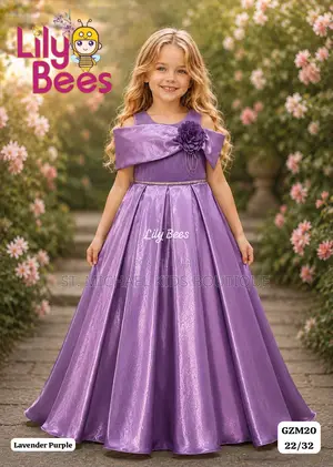 Girls' Satin Party Dress