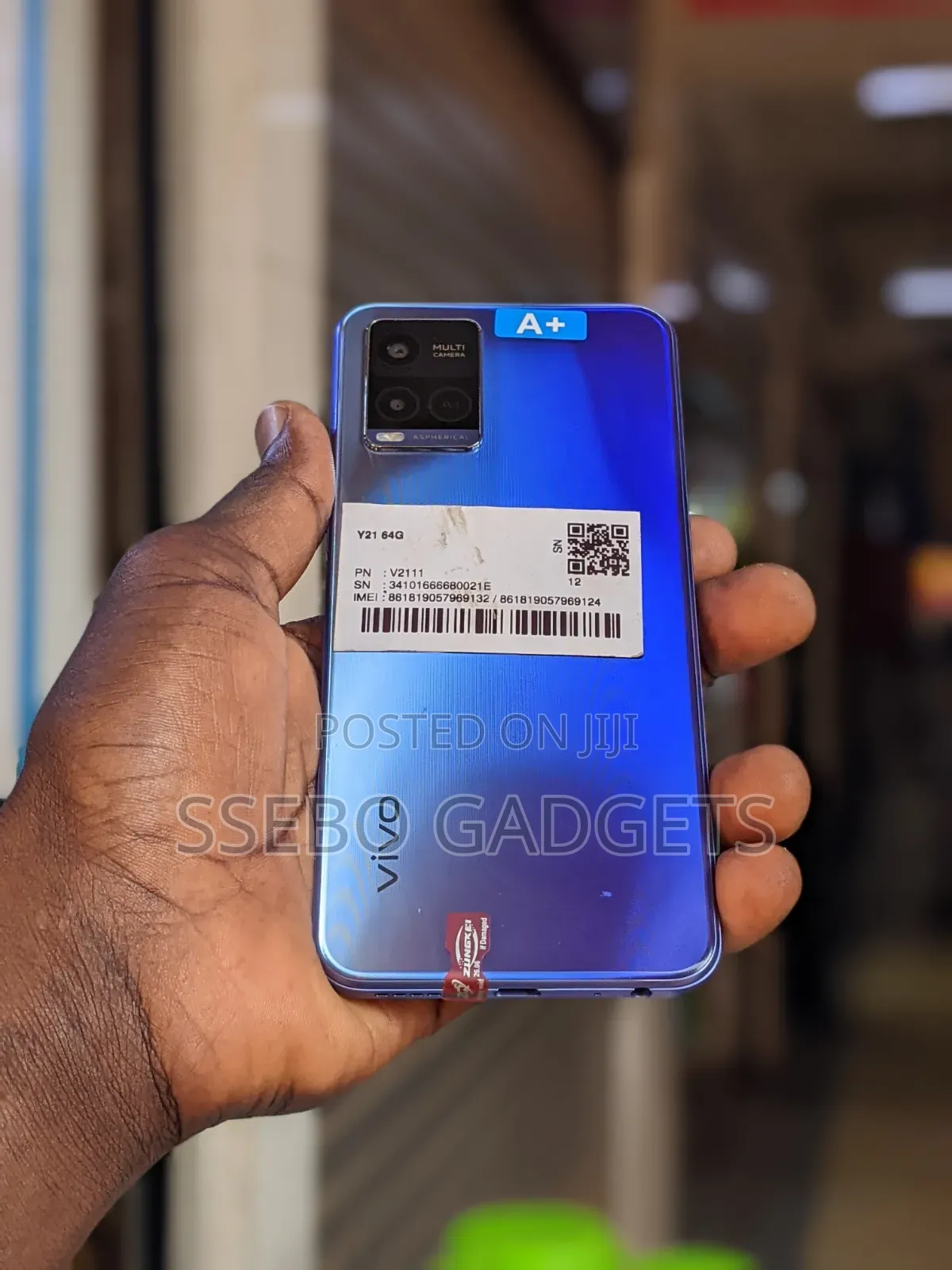Vivo Y21 64 GB Blue