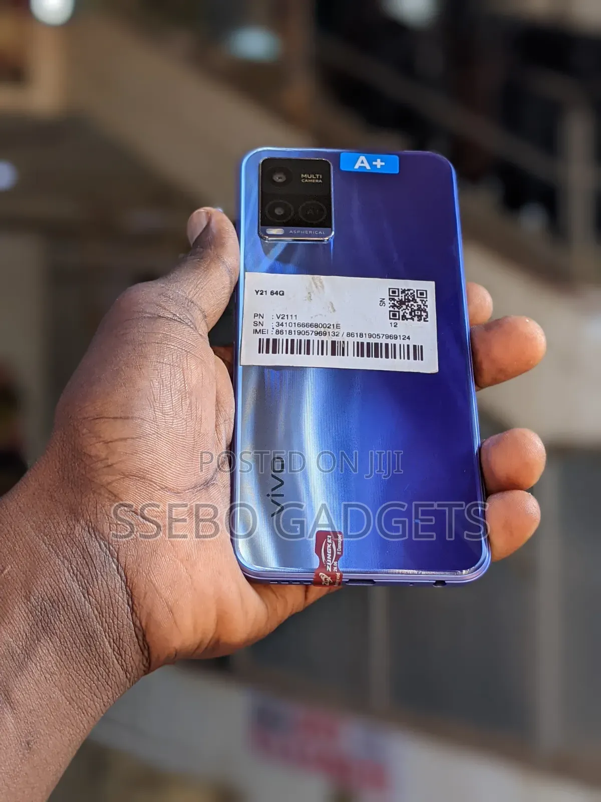 Vivo Y21 64 GB Blue