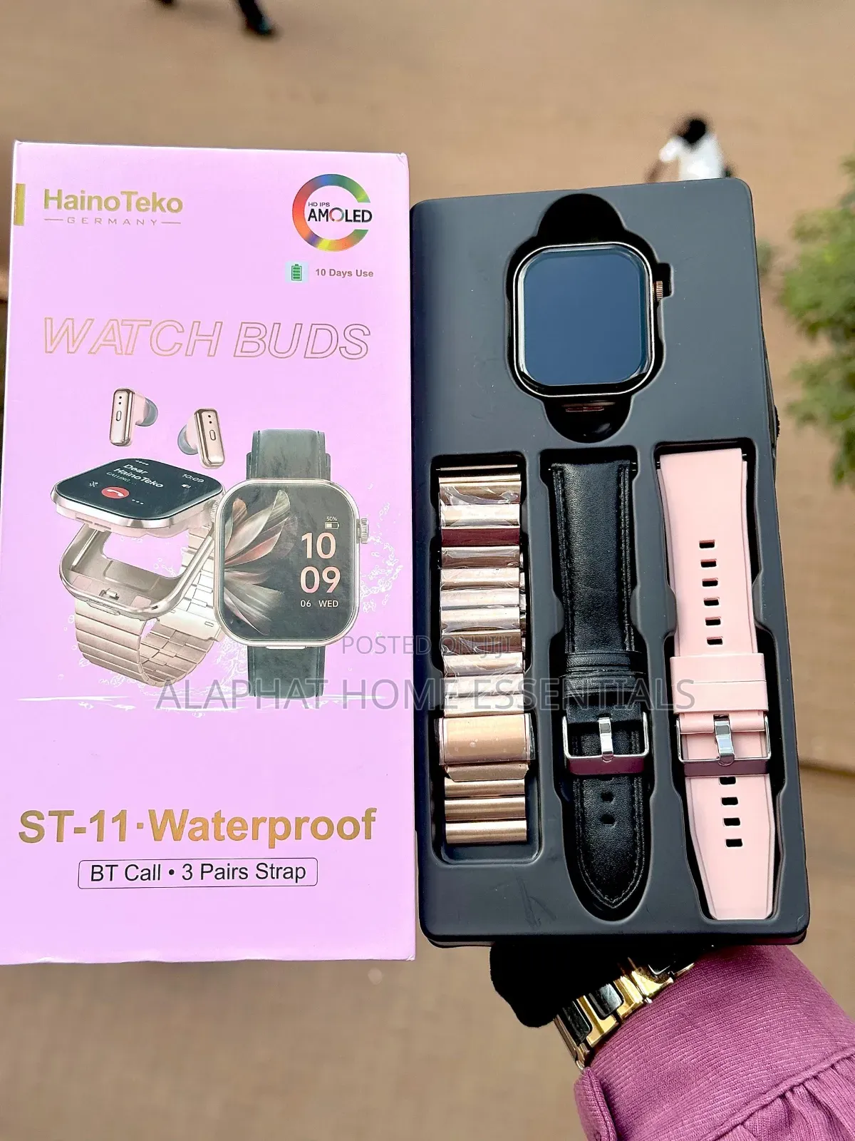 Haino Teko ST-11 Waterproof "Watch With Buds"