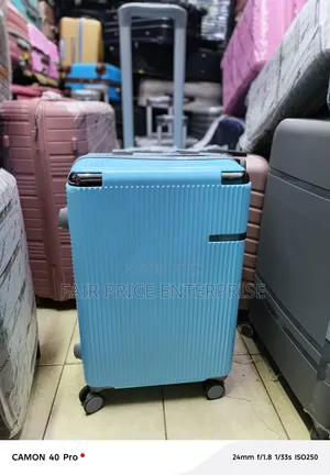 Pure Plastic Suitcases. Medium Size