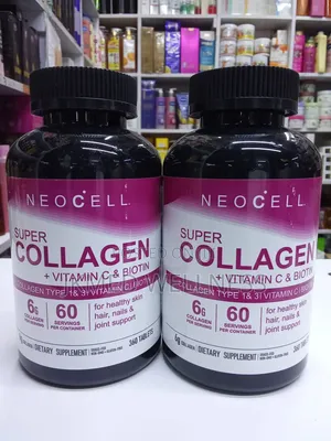 NeoCell Super Collagen (Type 1 3), Vitamin C Biotin360 Capsules