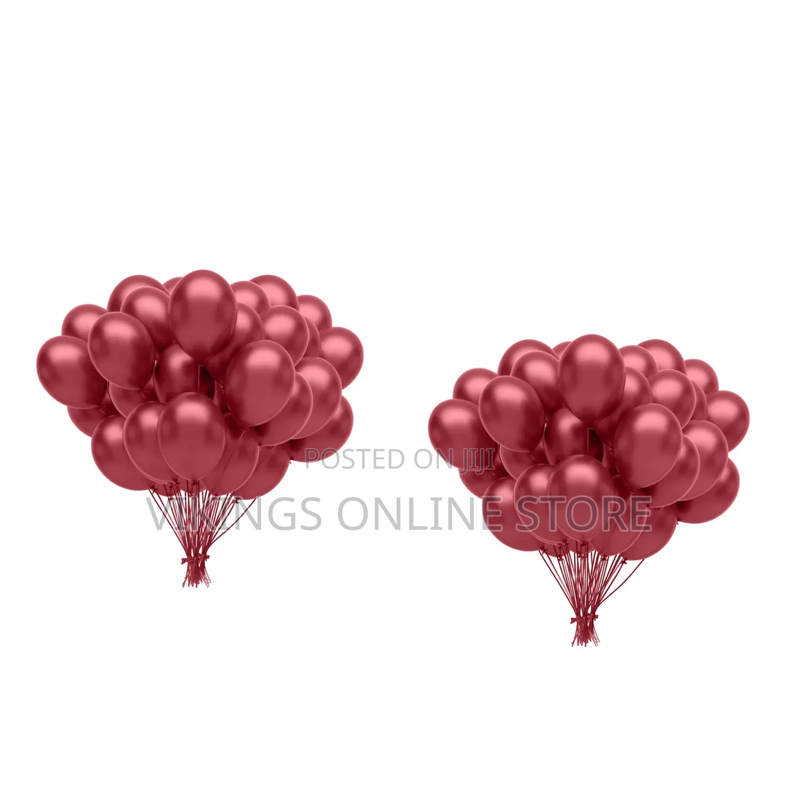 100Pcs Shiny Burgundy Balloon 12 Inch