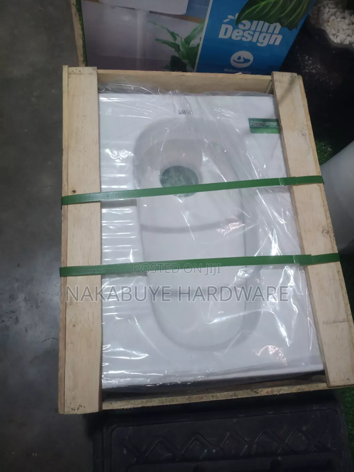 Squatting Pan With a Trap Blossom Heavy Duty All Types
