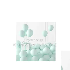 Pastel Green Green Balloons,100 PCS 12 Inch Mini Matte Latex Balloons