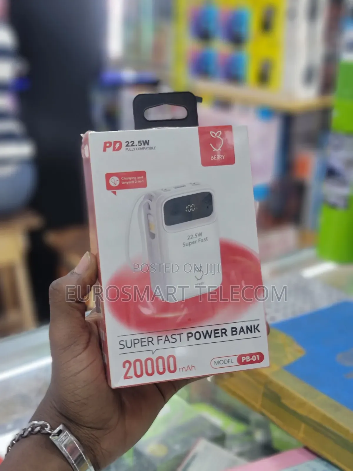 Berry Portable Powerbank 20000mah