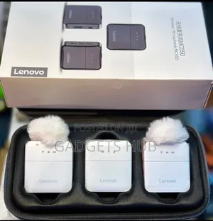 Lenovo Mc550 Wireless Microphone, a Portable Audio Recording Kit
